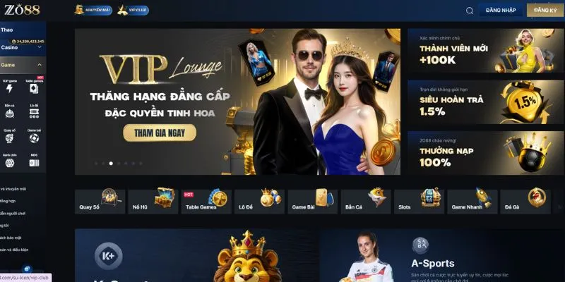 ZO88 - Sân Chơi Cá Cược Trực Tuyến Chất Lượng Quốc Tế 2 Khám phá nền tảng ZO88 trực tuyến