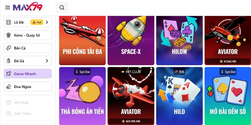 MAX79 - Nhà Cái Hàng Đầu 2025 | Đăng Ký Tham Gia Ngay 4 Khám phá những sảnh game thú vị tại nhà cái MAX79